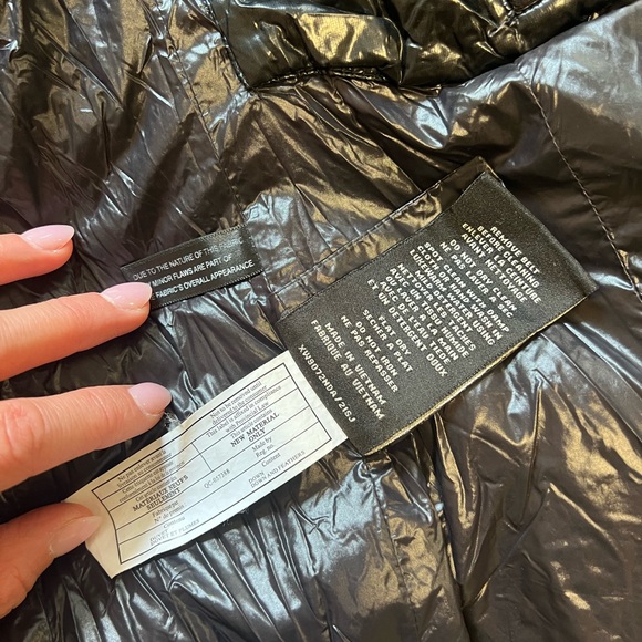 SAM. Soho Down Coat black color is Jet size XS - Picture 5 of 9